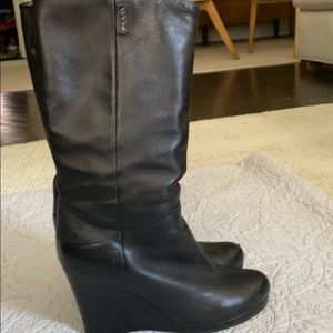Black Prada boots